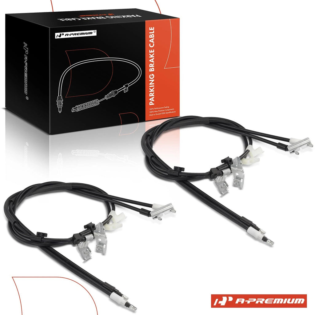 2X Rear Side Parking Brake Cable for Ford Focus (2012–2018) C-Max (2013–2016)