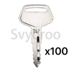 100Pcs Keys for Komatsu Forklift (5KM787D, 787, TR261434-0001)