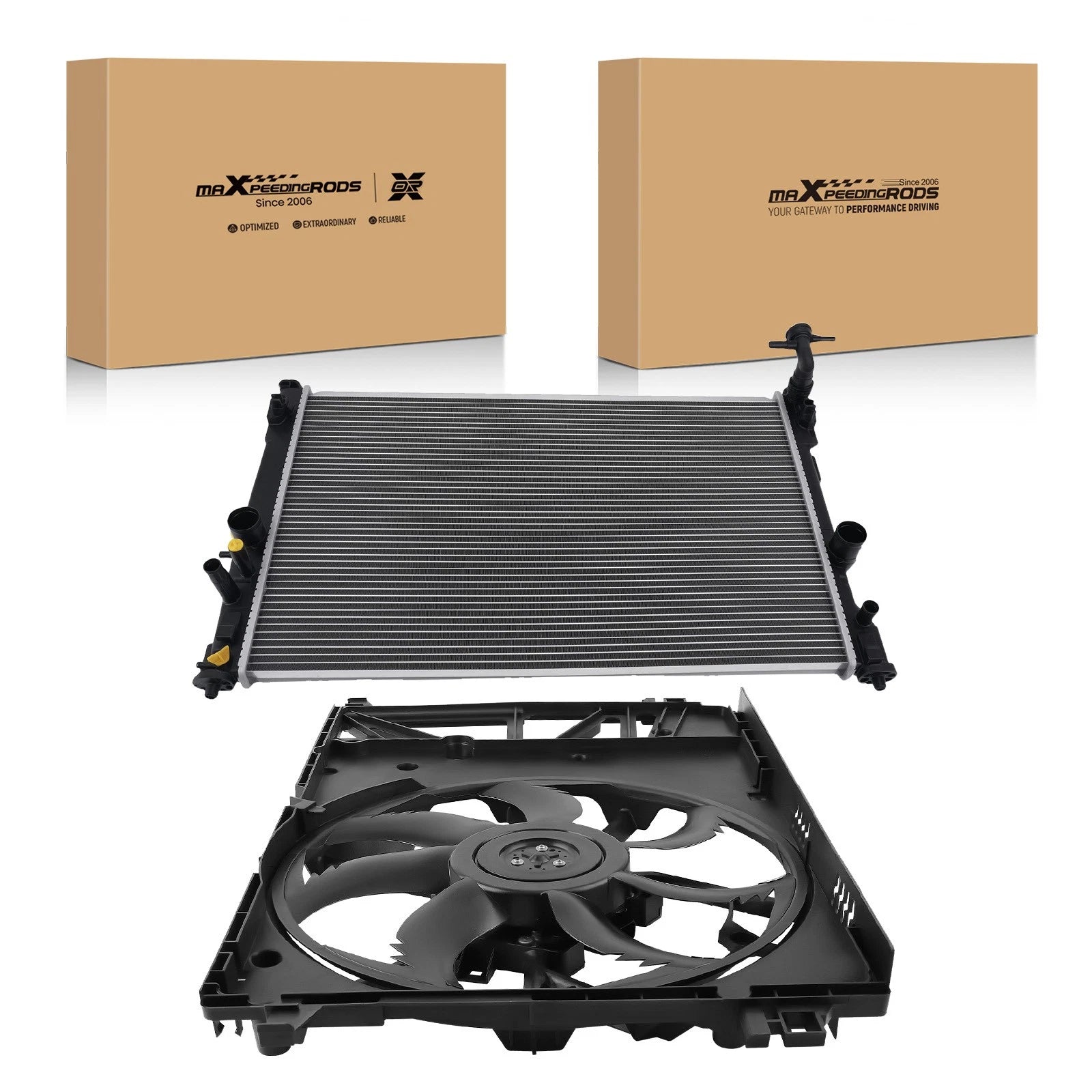 Electric Radiator & Fan Assembly for Toyota RAV4 (2019–2021) Camry (2018–2024)