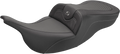 SADDLEMEN Roadsofa Seat for Harley FL (1999–2007) Carbon Fiber Without Backrest
