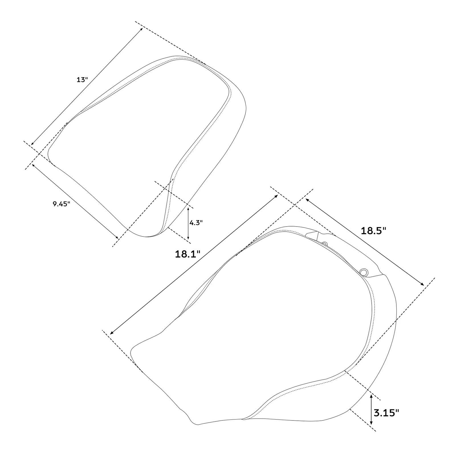Driver & Passenger Seats for Harley Fat Boy FLFB FLFBS (2018–2025)