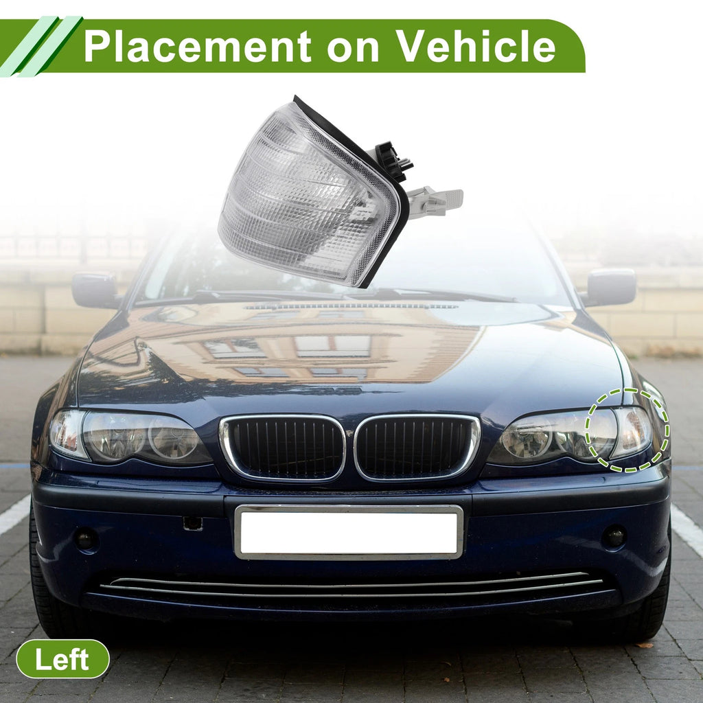 1Pc Left Corner Signal Light Cover for Mercedes-Benz (1994–2000) No.2028261143