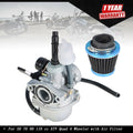 Air Filter Carburetor PZ19 for 50 70 90 110cc ATV Quad