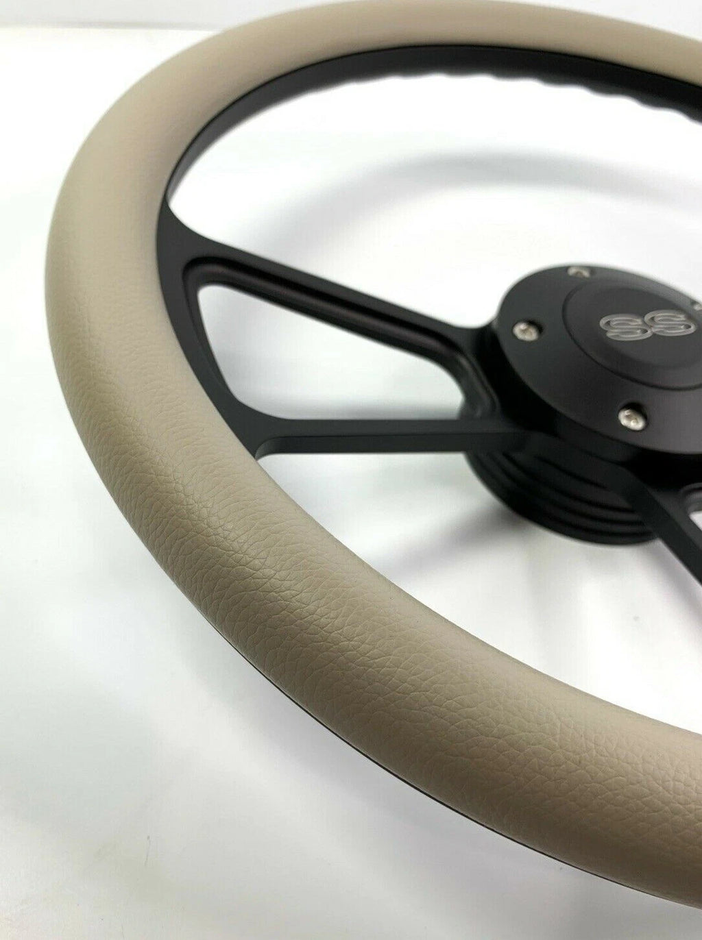 Steering Wheel Cover Black Half Wrap Replacement for Universal Fit (2005–2025)