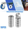 10 Pcs MR62ZZ Deep Groove Ball Bearings for Cars (Various Models)