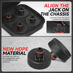 Set of 4 Rubber Pad Adapters for Tesla Model 3 Y S X (2016–2024)