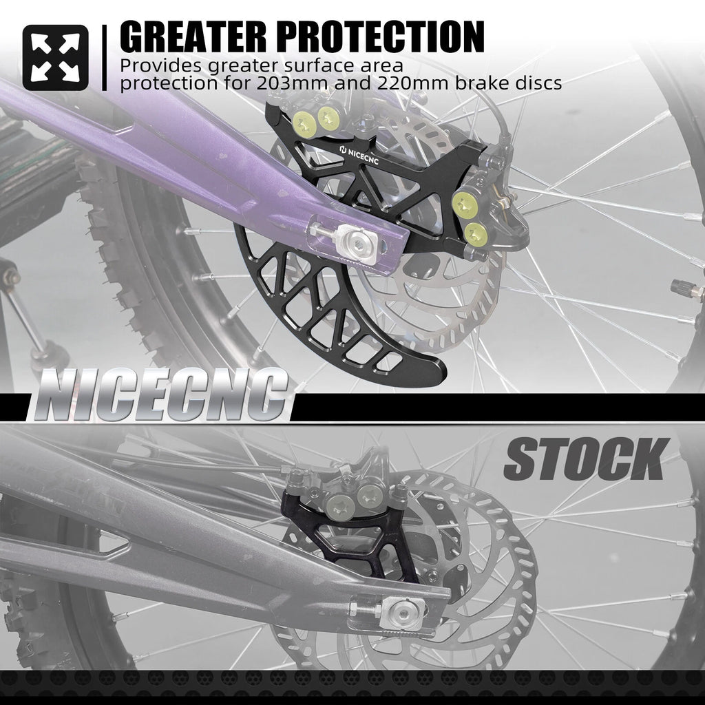 Rear Brake Disc Cover Caliper Guard for Surron Light Bee X S L1E