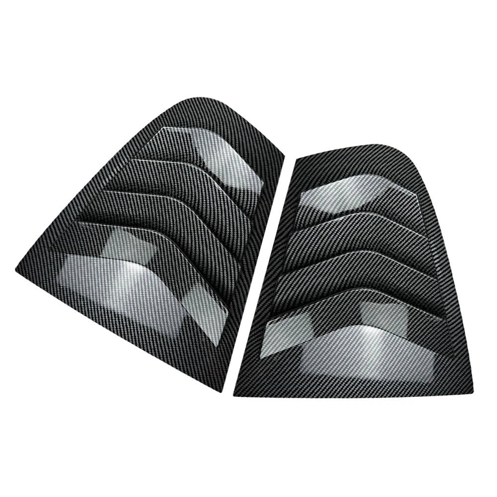 Rear Side Window Quarter Louver Trim for BMW 3 Series F30 (2013–2019) Carbon Fiber