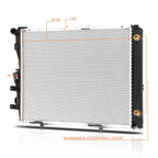 Full Aluminum Radiator for Mercedes-Benz 300E/300CE/300TE (1986–1993) DPI-453