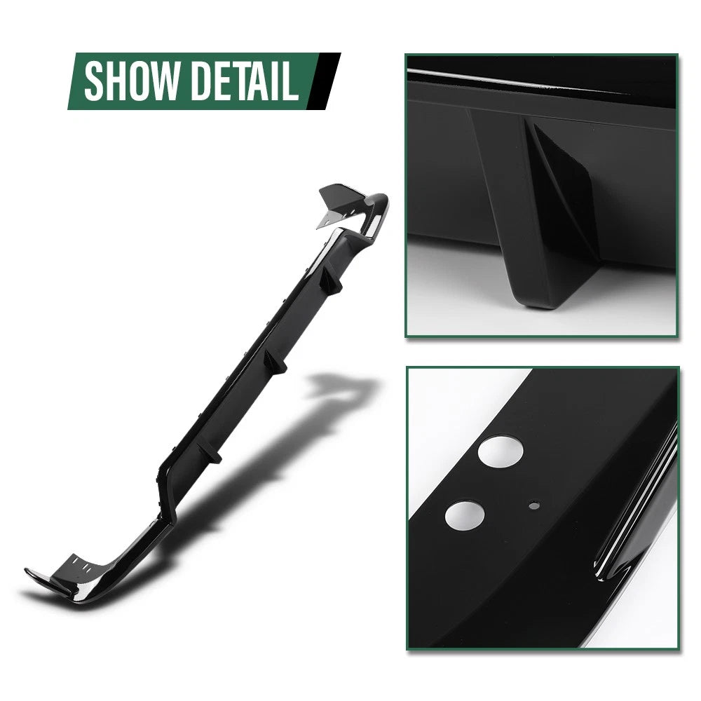 Gloss Black Rear Bumper Diffuser for BMW X5 G05 M Sport (2019–2025)
