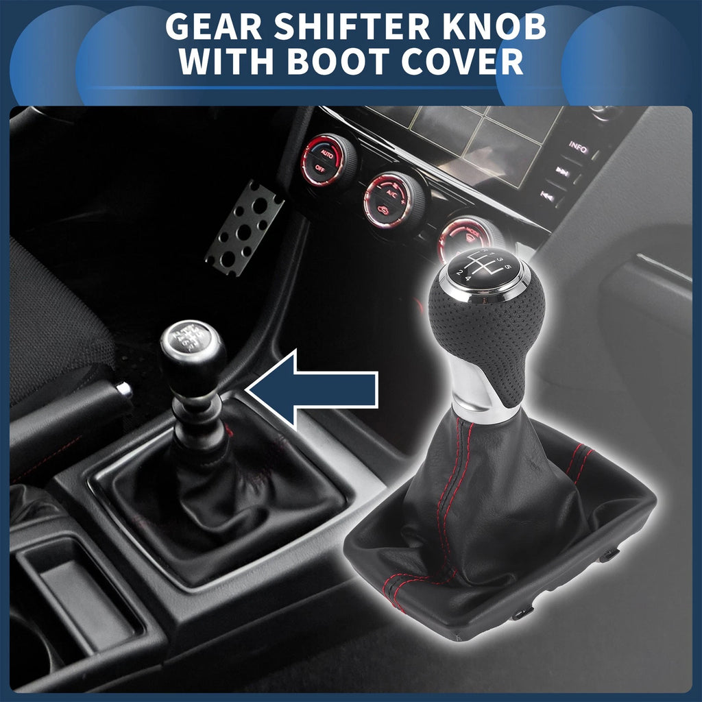 5 Speed Manual Gear Shifter Knob with Cover for Audi A4 (2007–2015)