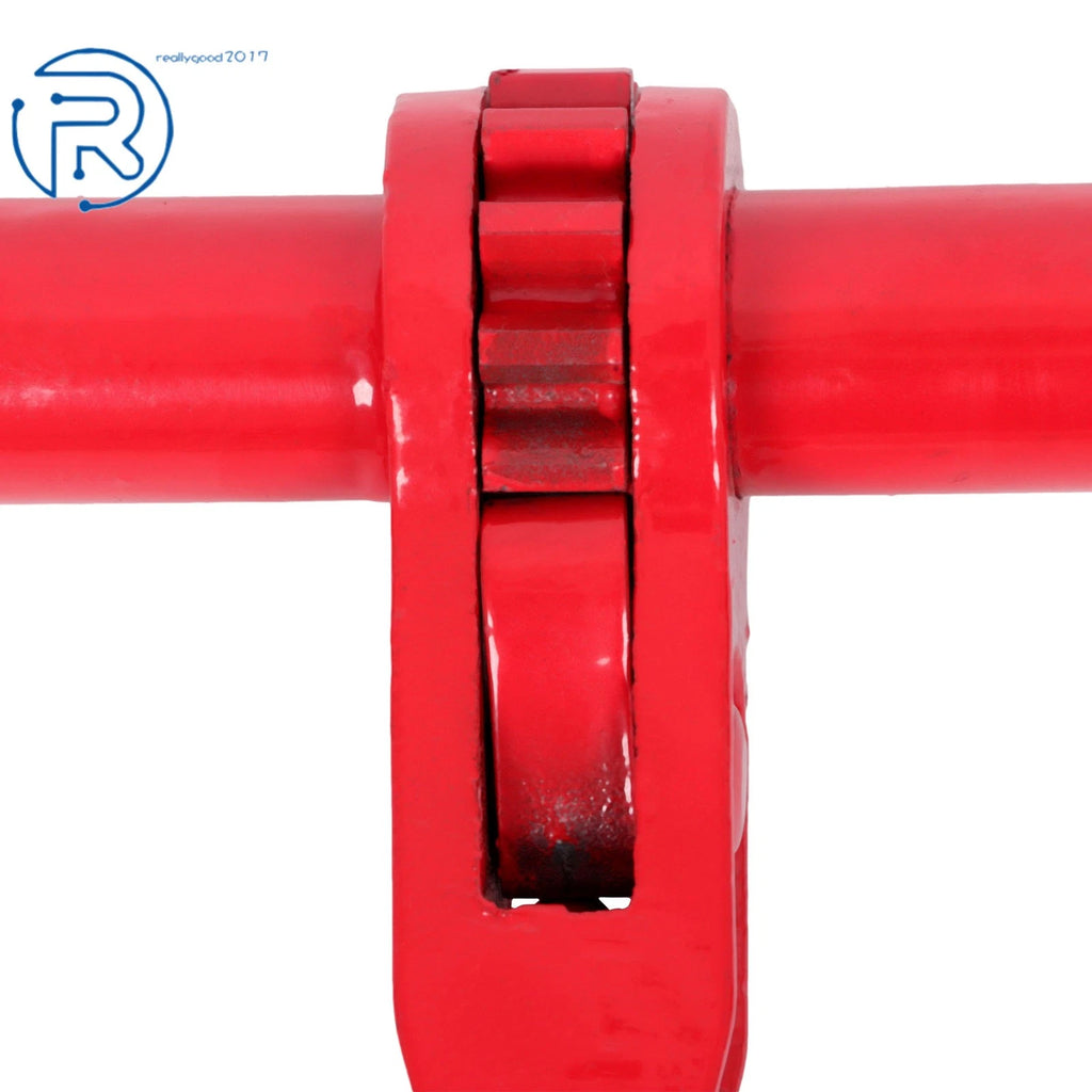Set of 4 Ratchet Chain Load Binders for Tie Down Rigging