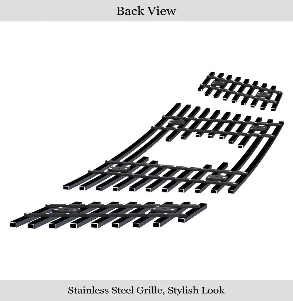 Upper Stainless Black Billet Grille Insert for Nissan Frontier (2009-2021)