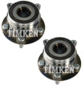 Set of 2 Front Wheel Bearing and Hub Assemblies for Lexus Toyota (FWD)