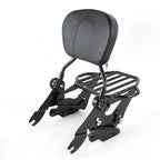 Backrest Sissy Bar Luggage Rack & Docking Kit for Harley Electra Glide (2009–2013)