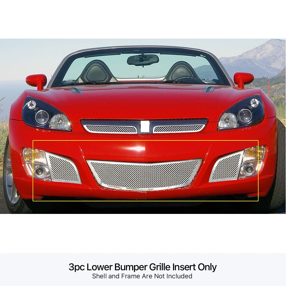Stainless Chrome Mesh Grille Insert for Saturn Sky Red Line (2007-2009)