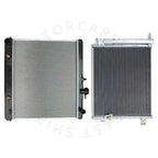 Cooling Kit: Aluminum Radiator & AC Condenser for Hummer H3 (2006–2010)