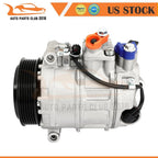A/C Compressor and Clutch for Mercedes-Benz C240 ML350 ML550 (2003–2011)