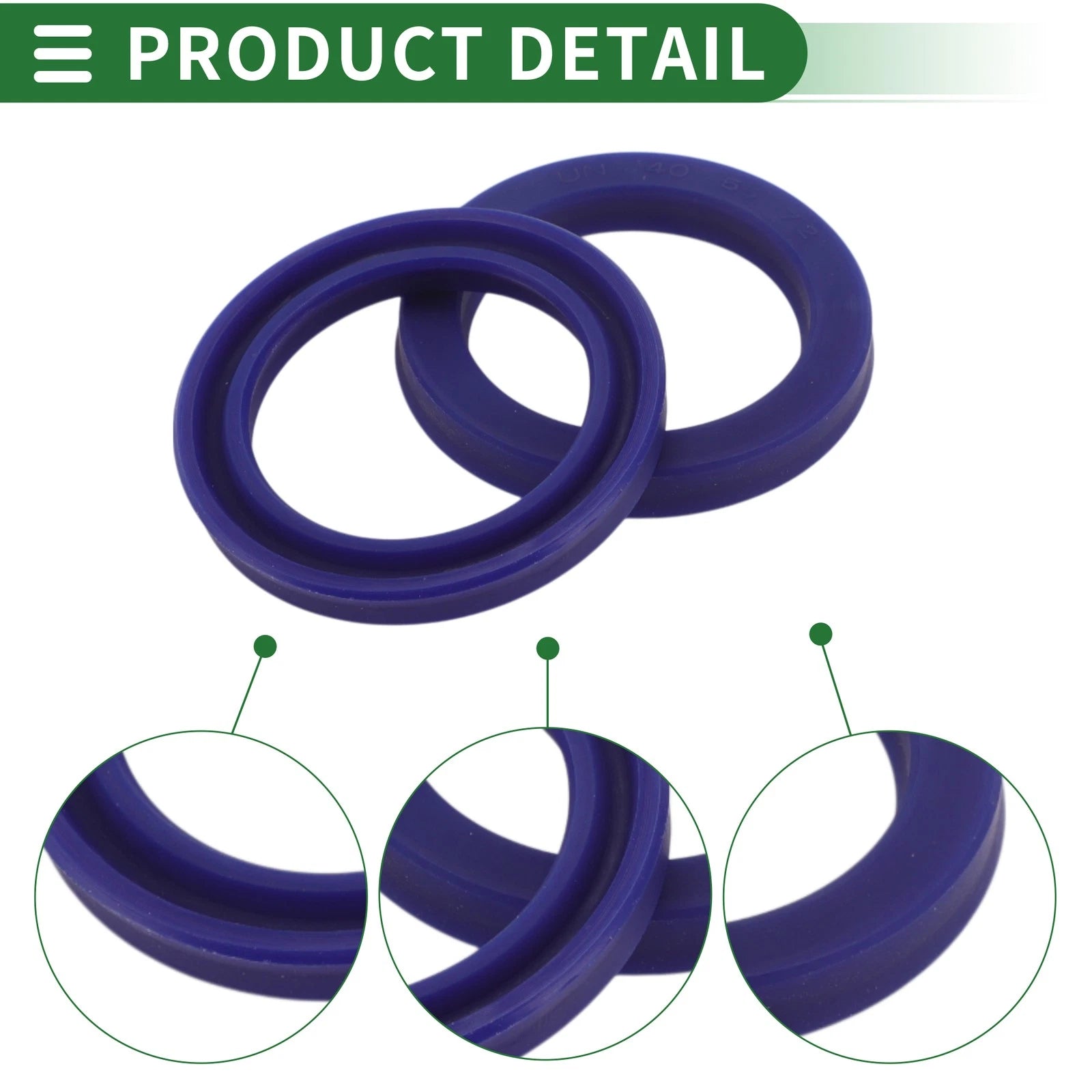 Set of 5 Oil Seal Rotary Shaft Seal 40x55x7.2mm High Pressure TPU