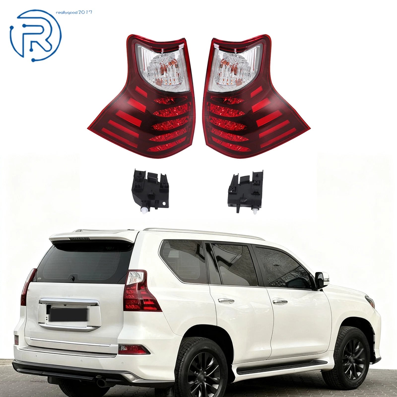 LH/RH Tail Lights for Lexus GX460 (2017–2021) Sport Design Package