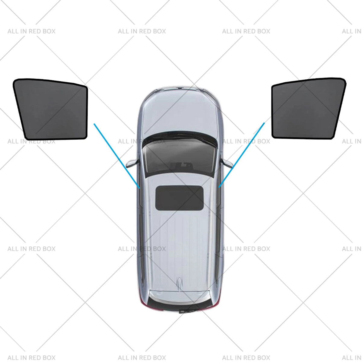 Magnetic Mesh Sun Blind Shades for Audi Q7 (2006–2015)