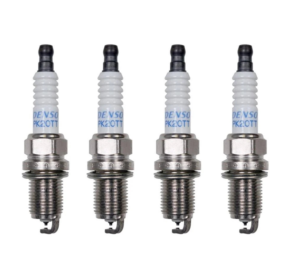 Set of 4 Denso Platinum TT Spark Plugs for Acura Audi BMW Chevy Dodge