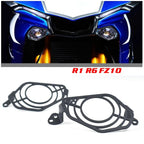 Headlight Protector Mesh Cover for Yamaha R1 R1M R6 YZF1000 MT-10 FZ10 (2015–2023)