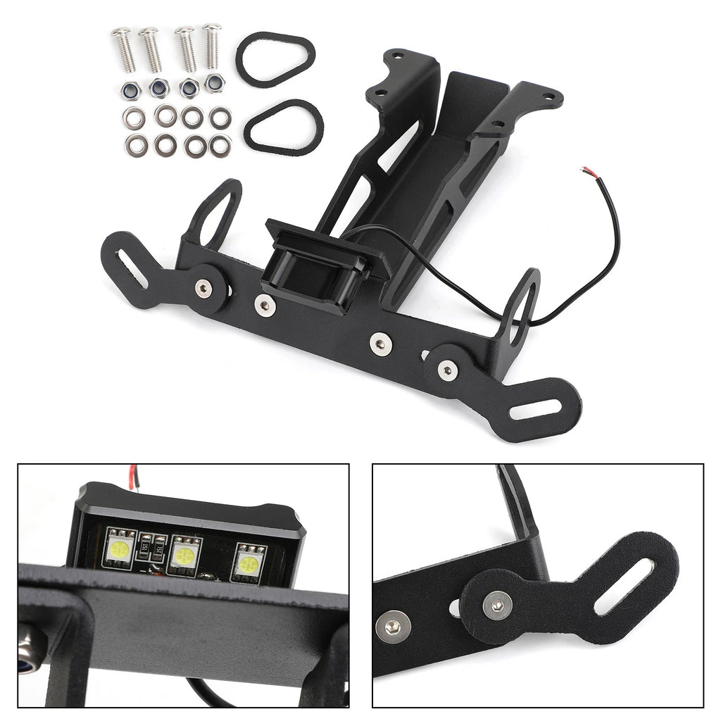 Rear License Plate Holder Bracket for Yamaha FJ-09/MT-09 Tracer (2015–2018)