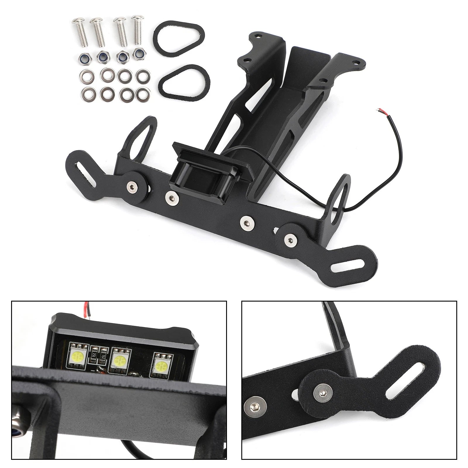 Rear License Plate Holder Bracket for Yamaha FJ-09/MT-09 Tracer (2015–2018)