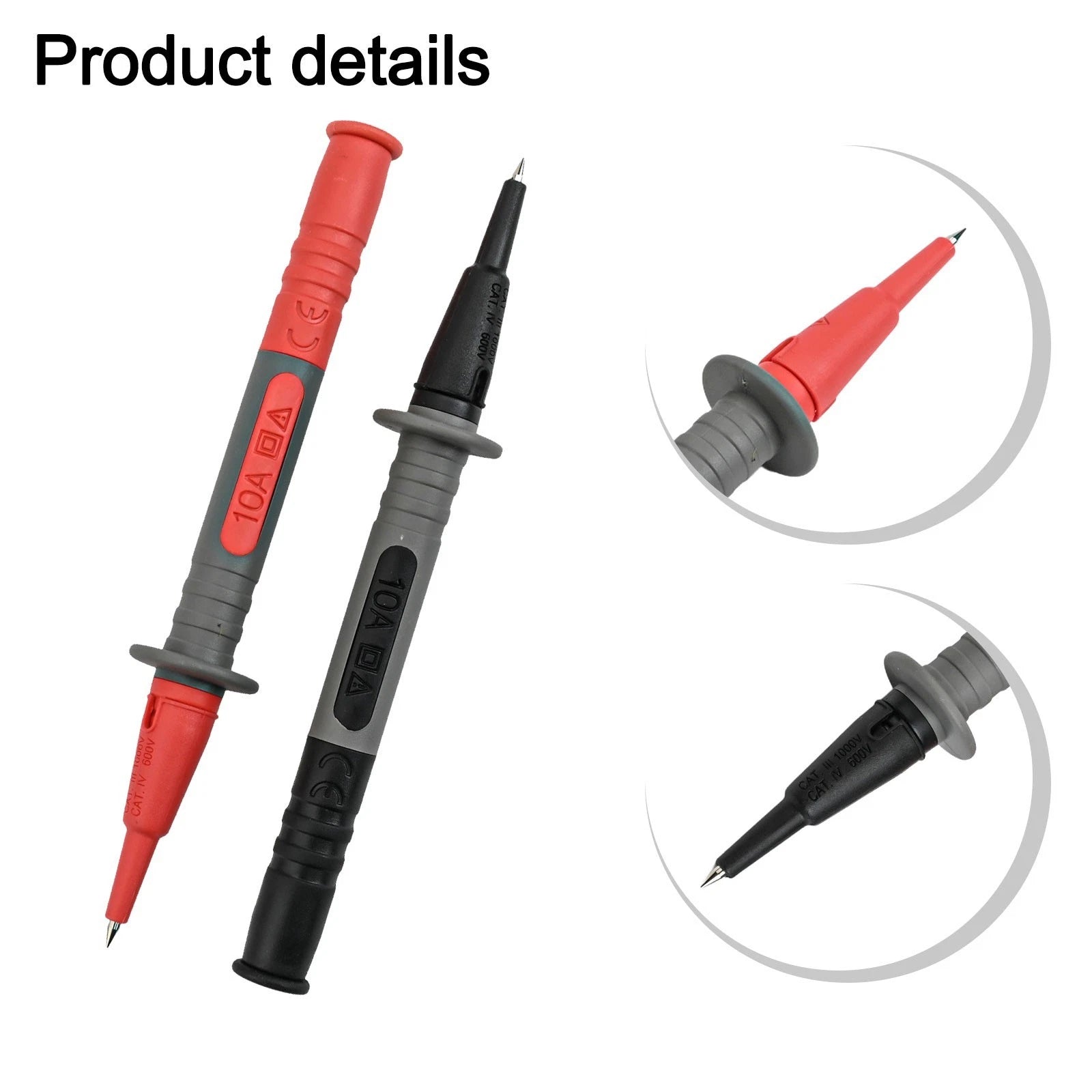 2X Flexible Multimeter Probe Set for Electrical Testing Tools