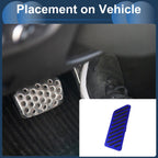 1 Pc Footrest Pedal Pad Cover for Honda CR-V (2017–2024) Blue