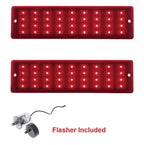 LED Tail Lights w Flasher Pair Replacement for 1968-1969 Chevy Nova