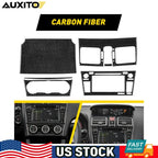 Carbon Fiber Center Control Console Sticker Trim for Subaru WRX (2015–2021)