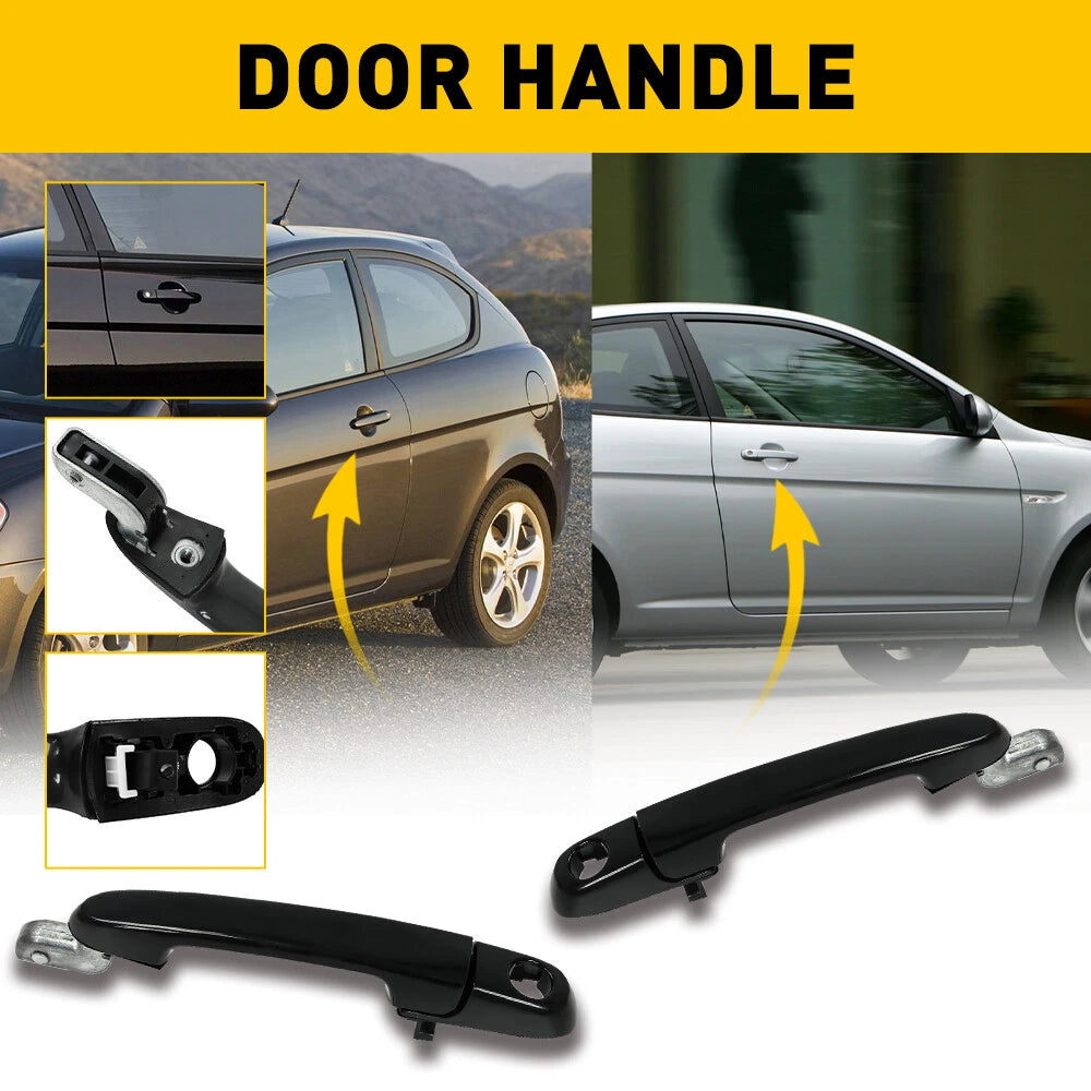 Pair Exterior Door Handles for Hyundai Accent (2006–2011)