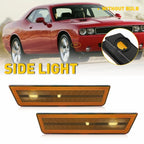 2X Side Marker for Dodge Challenger (2008–2014) Amber Housings EV