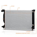 Aluminum OE Style Radiator for Audi A4/A6 Quattro 2002–2008 DPI-2590