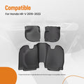 Set of 4 TPE Rubber Carpet Floor Mats for Honda HR-V (2016–2022)