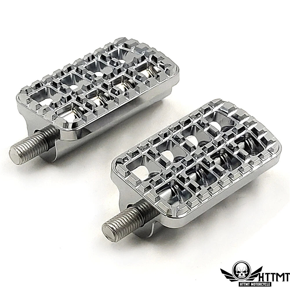2X Chrome CNC Dominator Cut Shifter Pegs for Harley Tri Glide XG500 750 (2014–2023)
