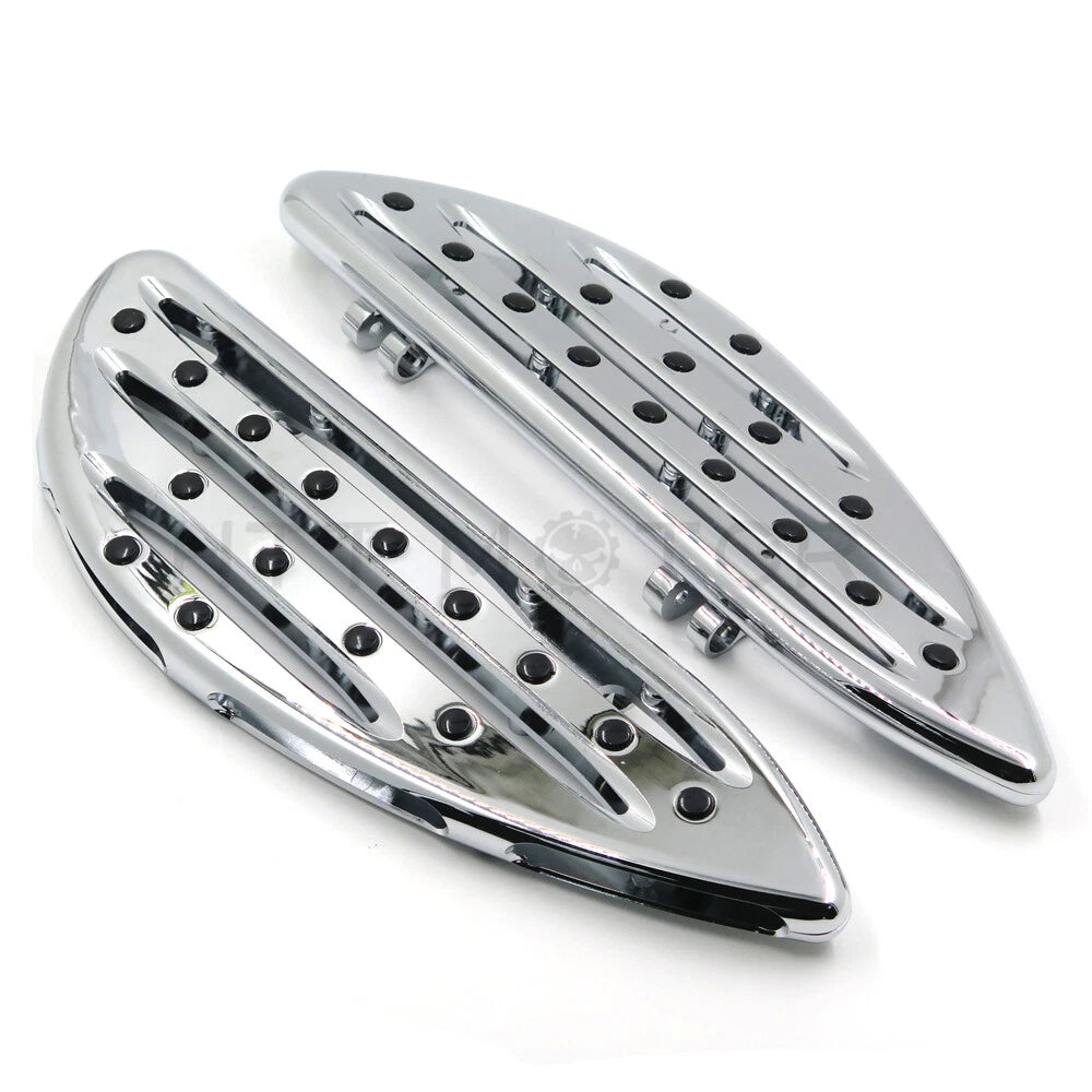 CNC Stretched Driver Floorboard for Harley Touring/Softail/Dyna (2014–2023)