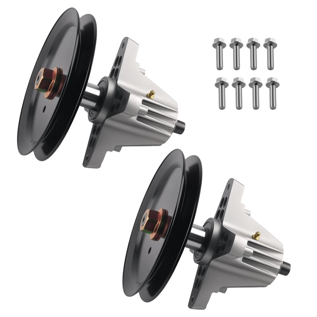 2X Spindle Assembly for Cub Cadet LTX1045 LTX1046 (2010–2015) 918-04636 918-04865A