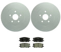 Front Brake Kit Set of 4 for Lexus Toyota (319mm Disc Rotors, Ceramic Pads)