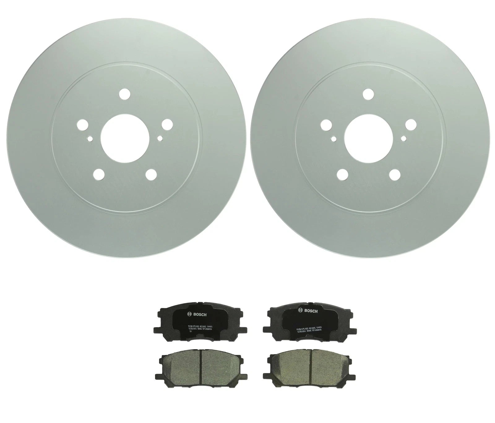 Front Brake Kit Set of 4 for Lexus Toyota (319mm Disc Rotors, Ceramic Pads)