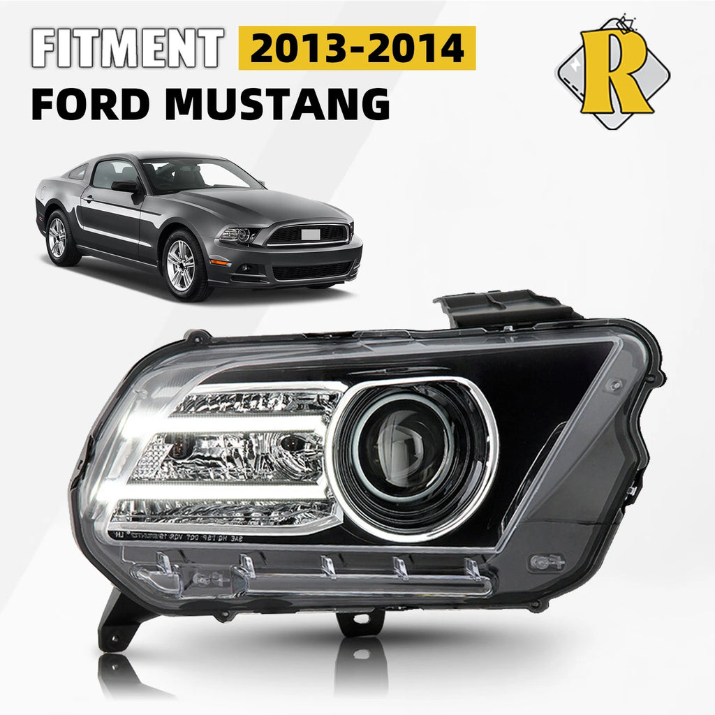 HID Xenon Projector Headlight for Ford Mustang (2013–2014) Right Side
