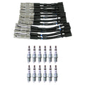 NGK 7mm Wire Set 12 Iridium Spark Plugs for Mercedes ML320 C240 C320 C230 (1998–2006)