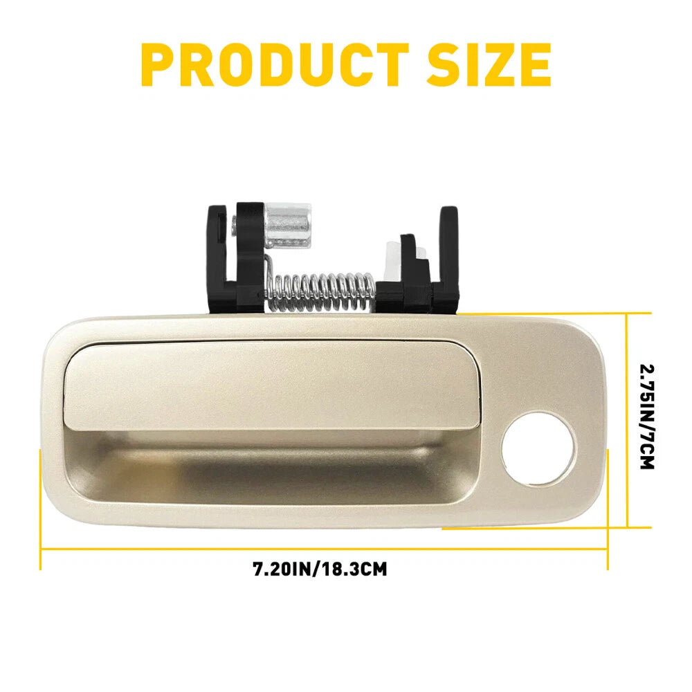 Outside Door Handle for Toyota Camry (1997–2001) - Beige, Left Side