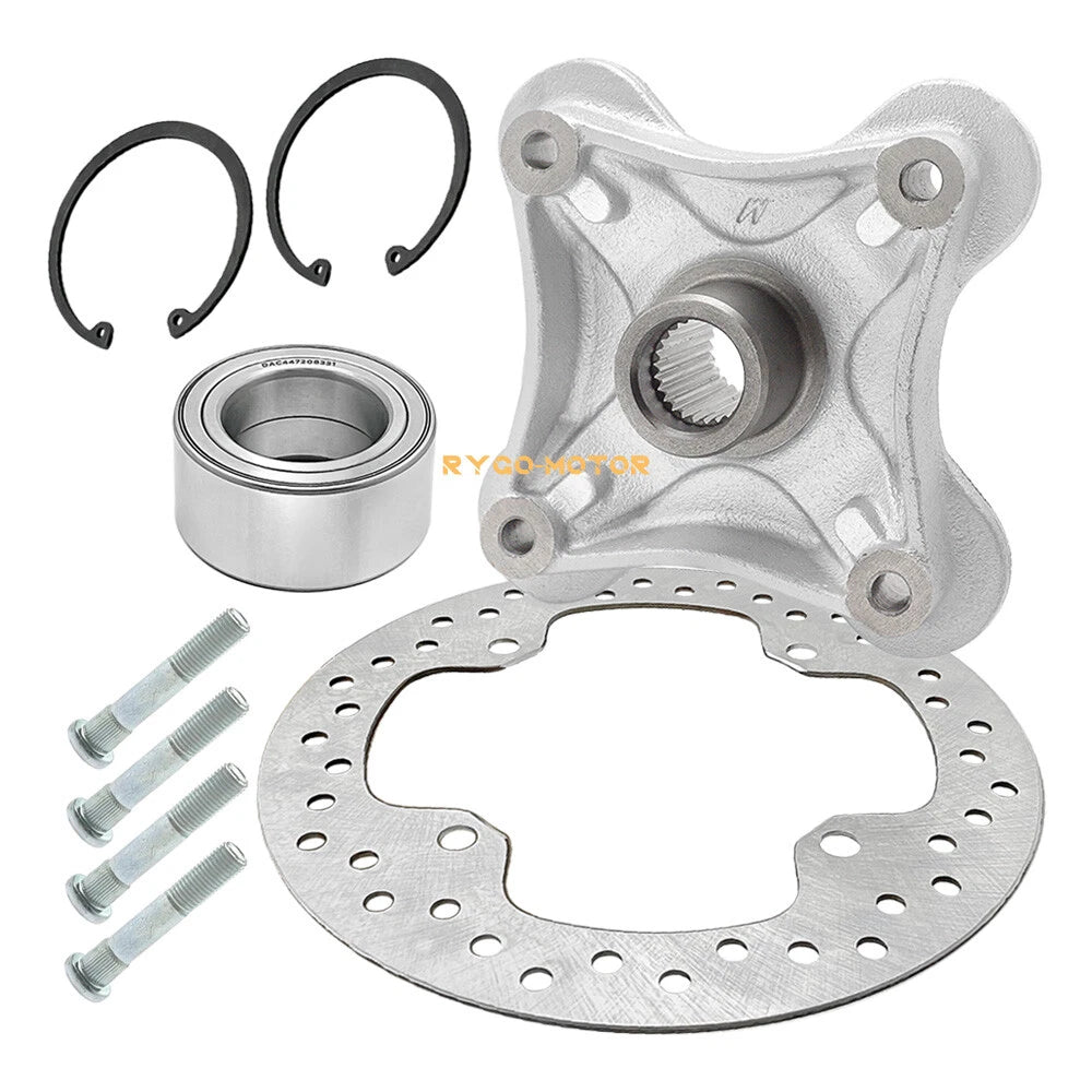Rear Wheel Hub & Bearing & Brake Rotor Kit for Polaris Sportsman (2009–2021)