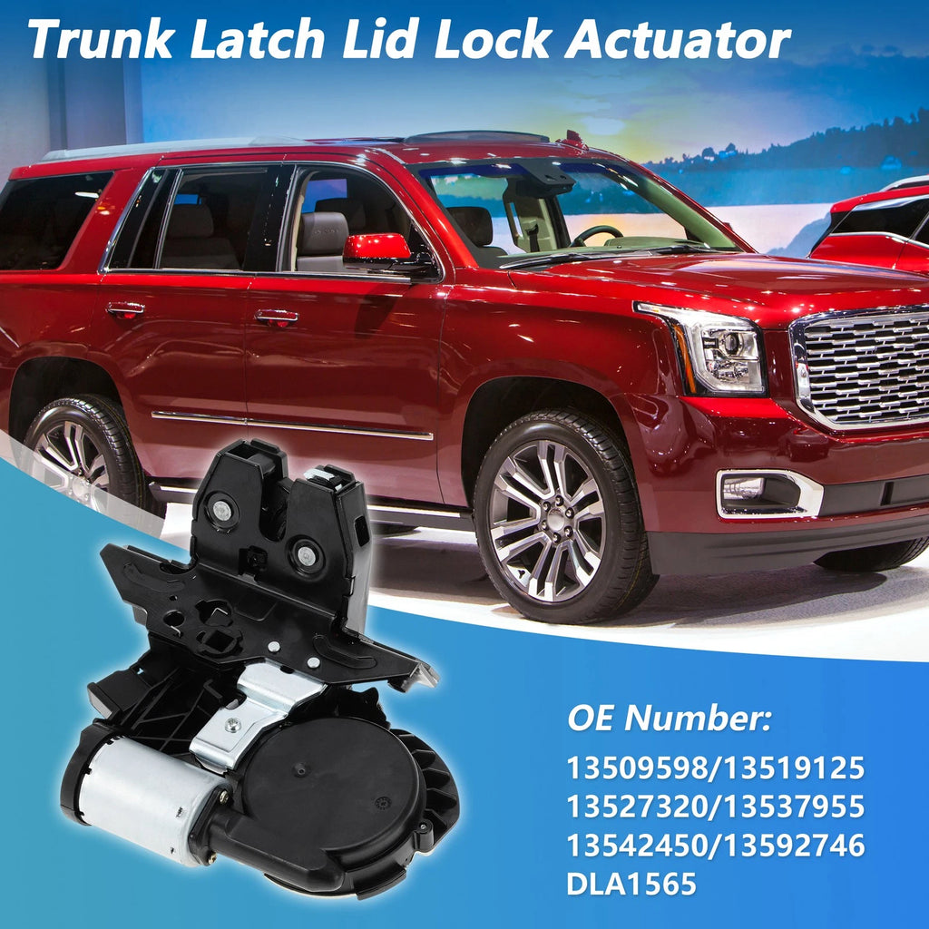 Trunk Latch Lock Actuator for Chevy Suburban Tahoe GMC Yukon (No. 13509598)