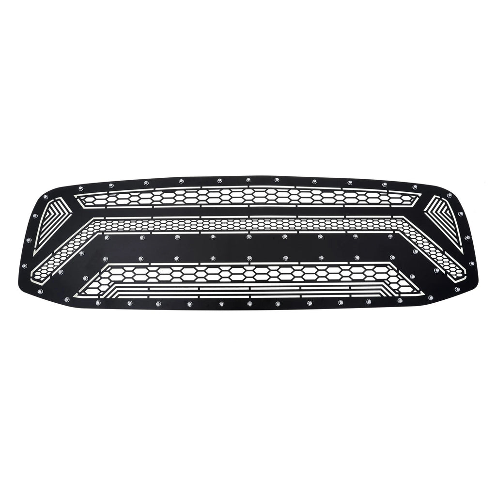 Upper Stainless Black Grille Insert for Dodge Ram 1500/2500 (2006–2009)