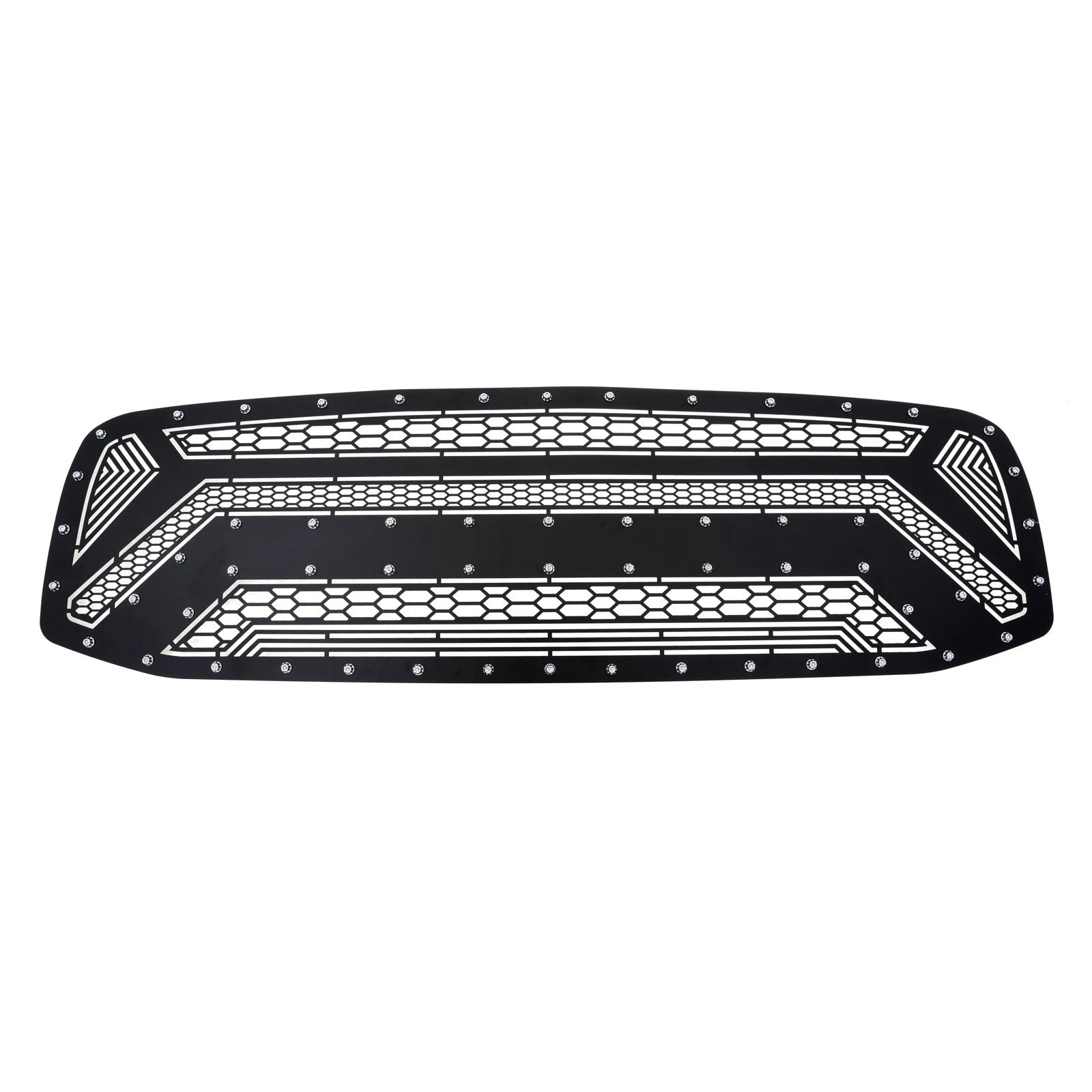 Upper Stainless Black Grille Insert for Dodge Ram 1500/2500 (2006–2009)