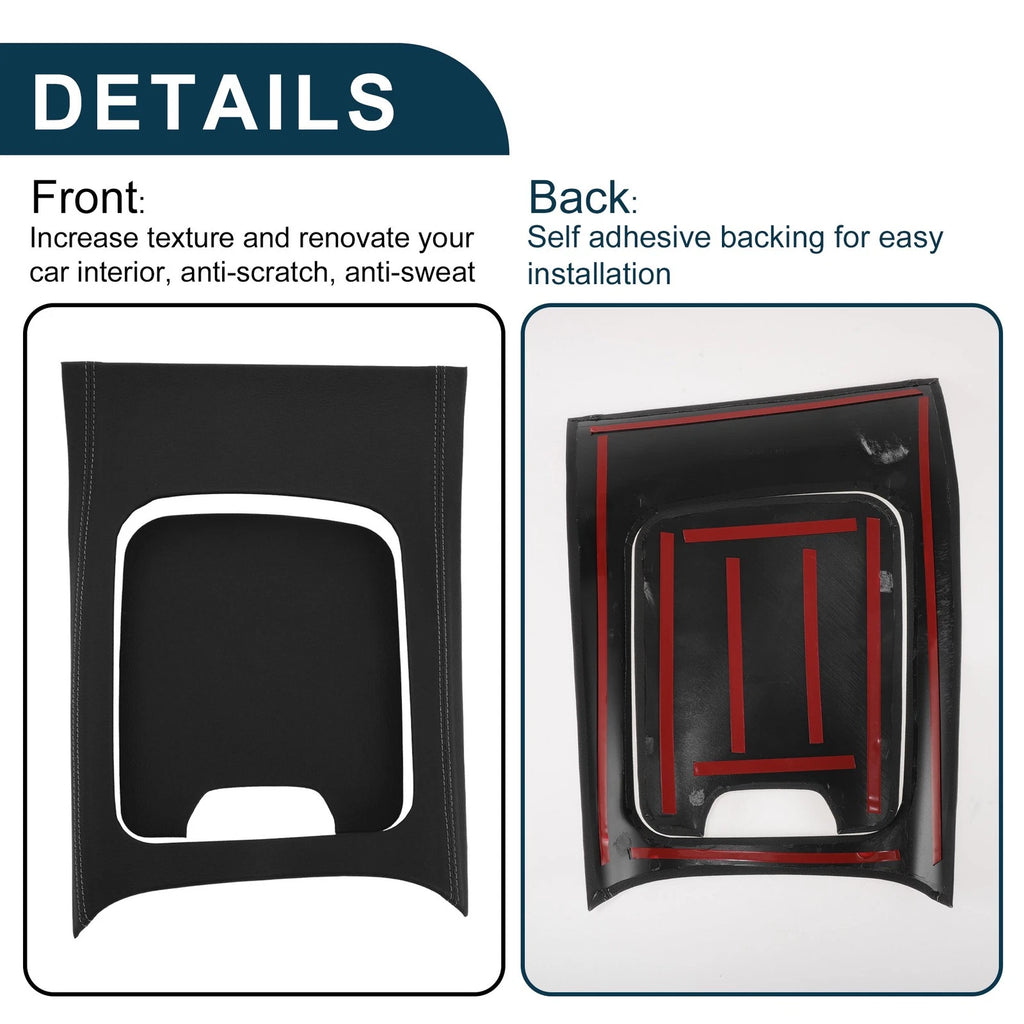 Set of 1 Center Console Panel Sticker for Mercedes-Benz GLC Class X254 (2023–2024) Black